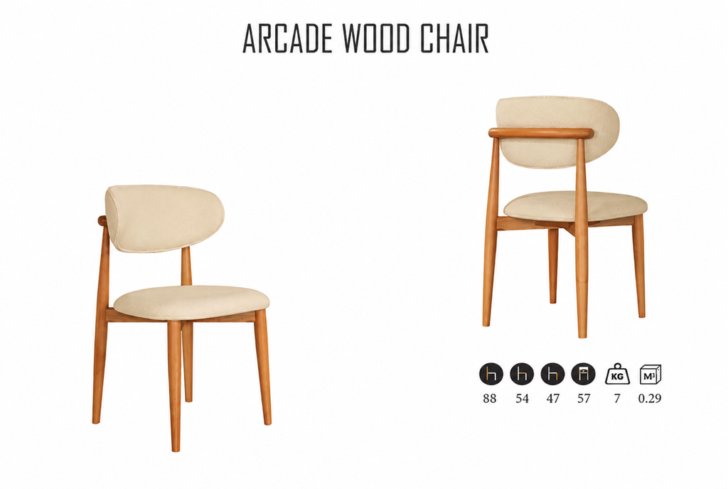 Arcade Wood Chair