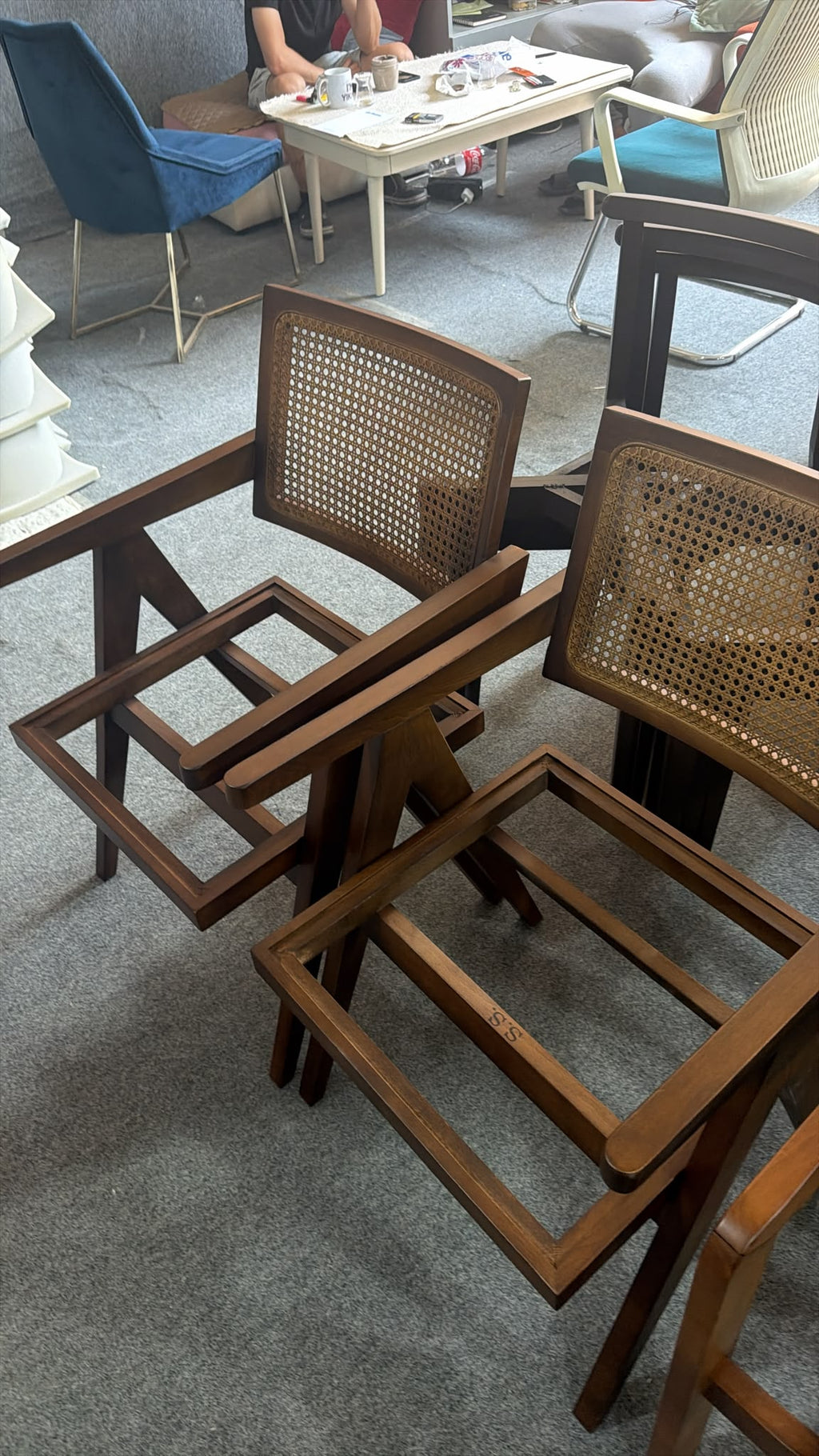 Caneva Upholstered Dining Chair – Fabric | Modern Design | Nordiva Home
