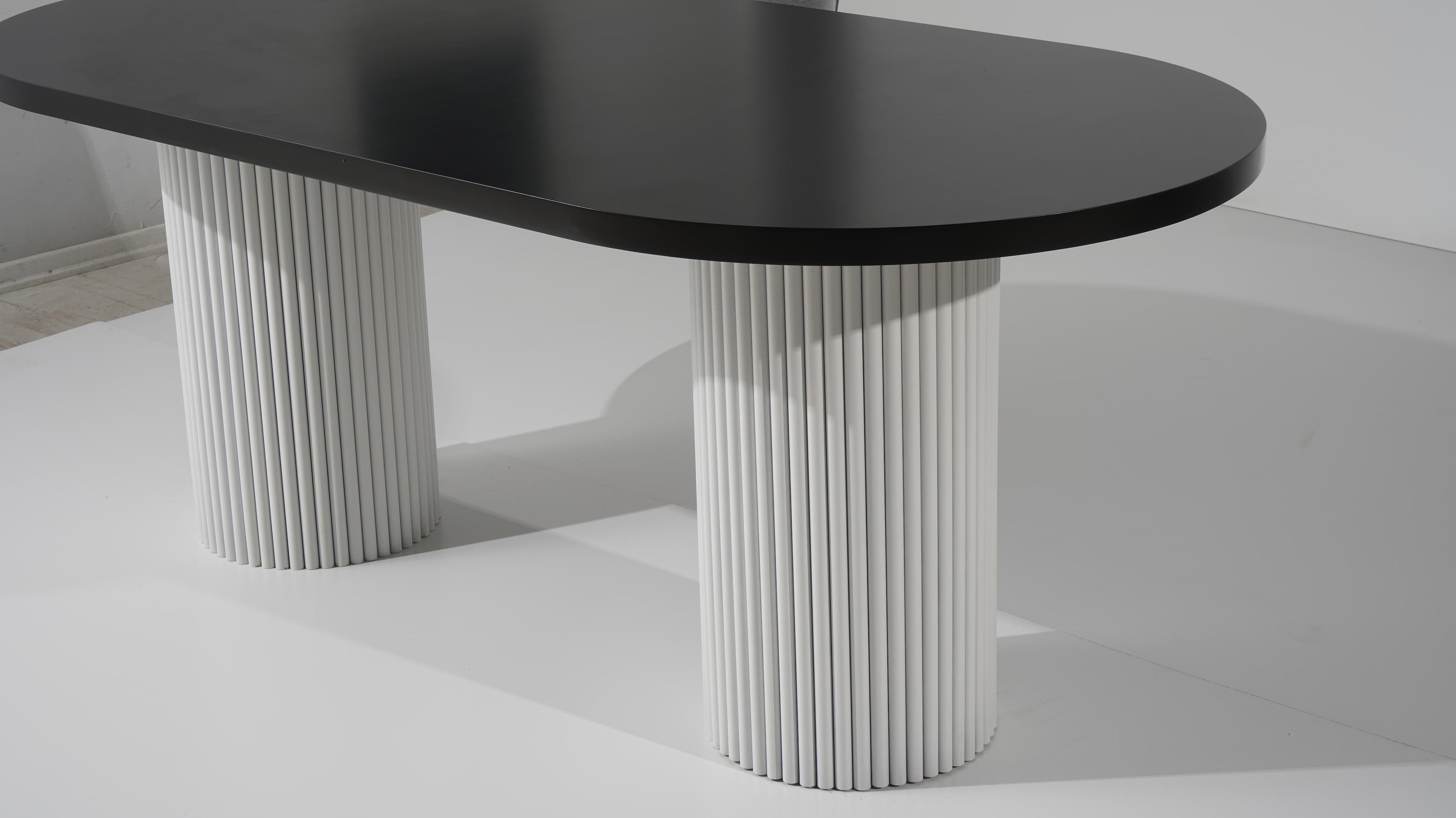 Axis Oval Black Dining Table