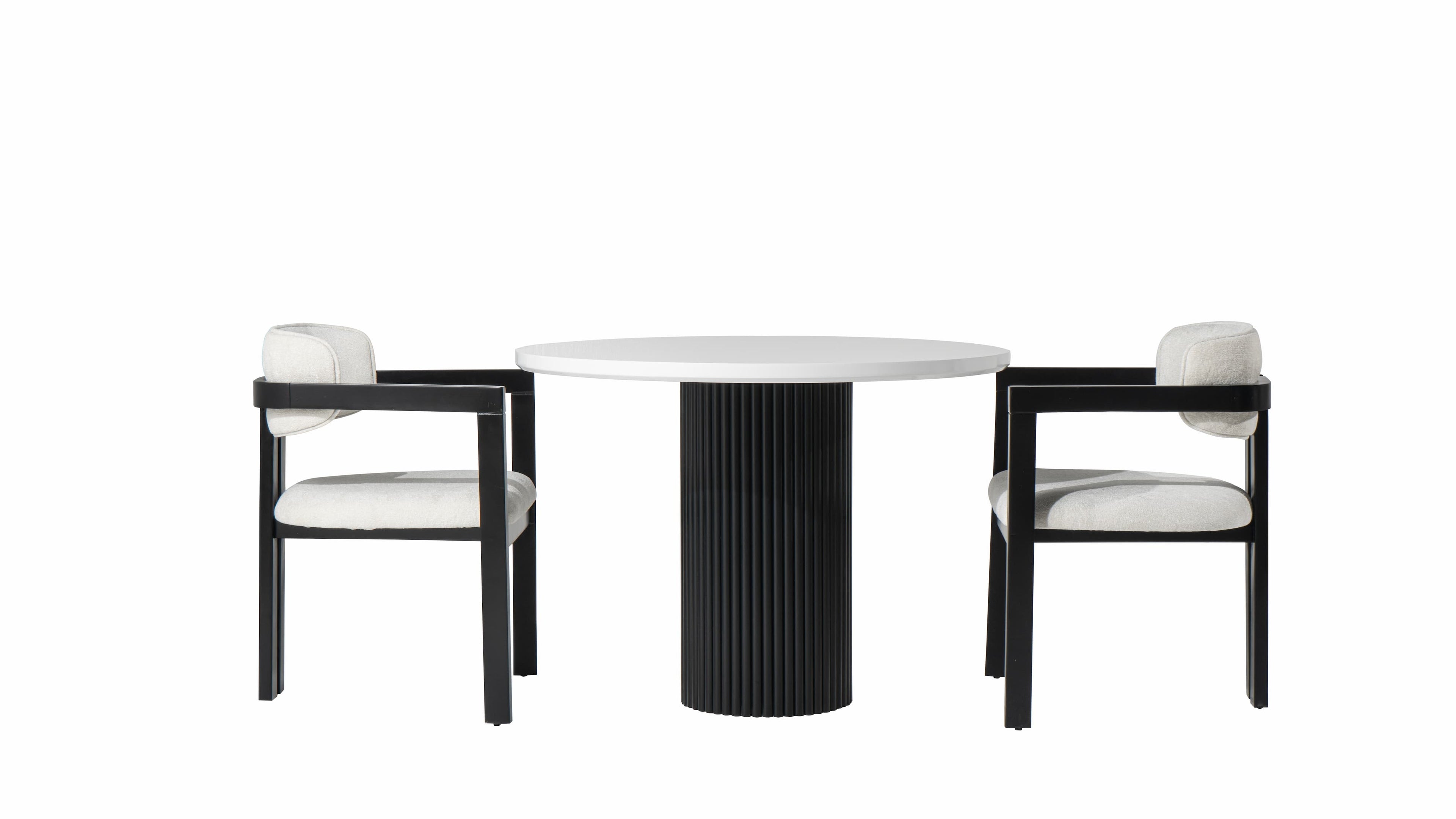 Nordic Contrast Dining Table