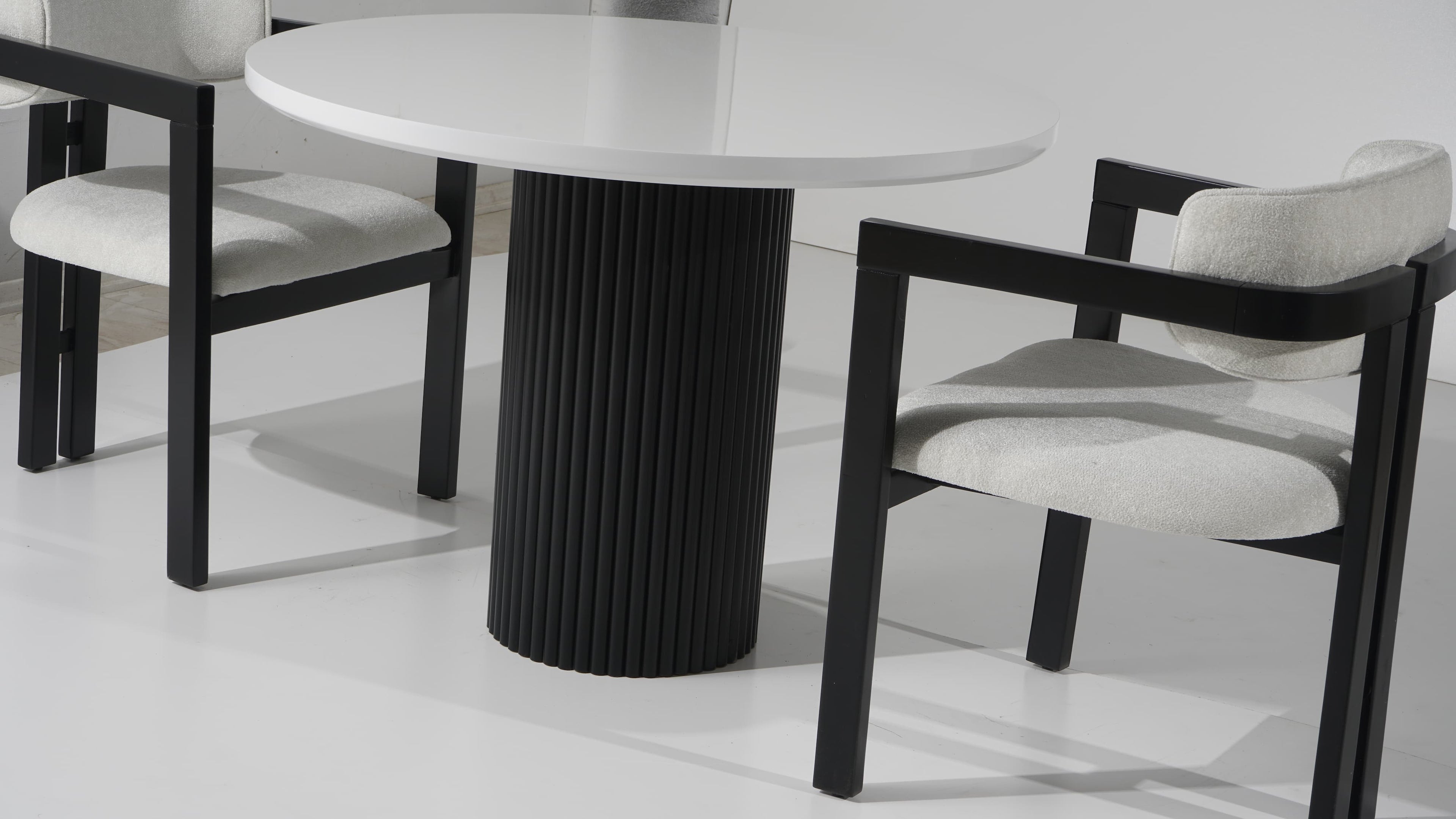 Nordic Contrast Dining Table