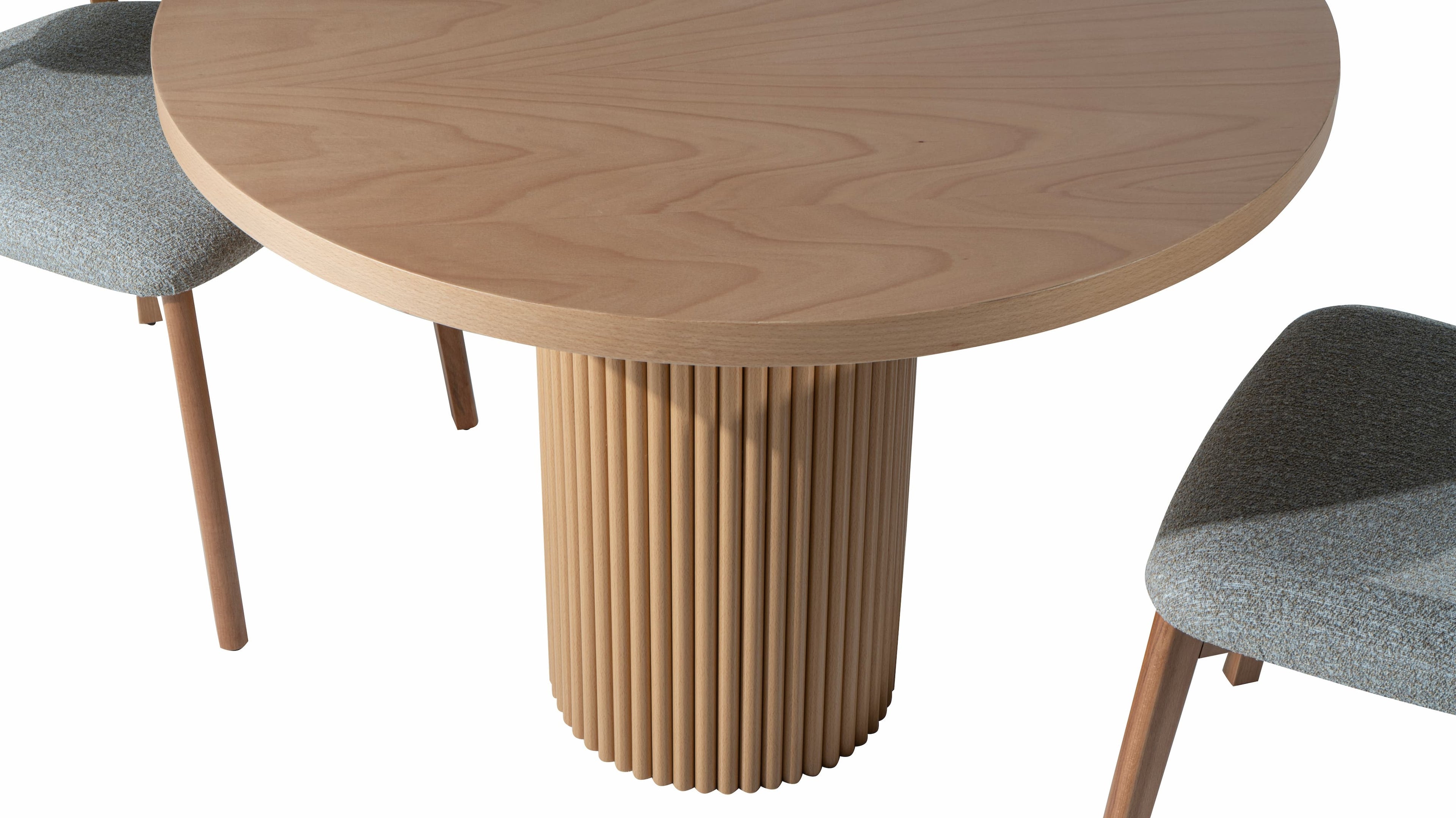 Flute Beech Dining Table