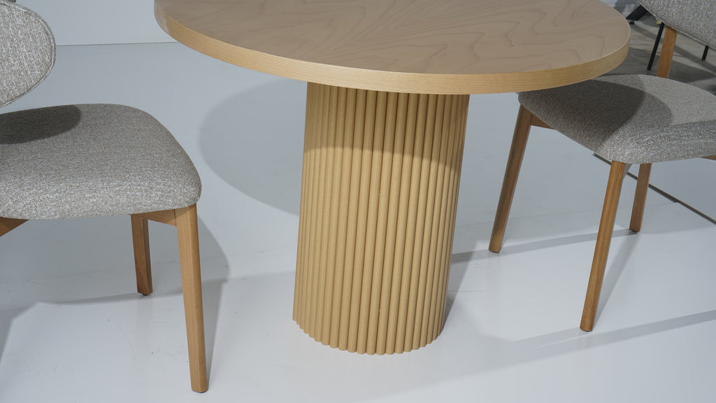 Flute Beech Dining Table