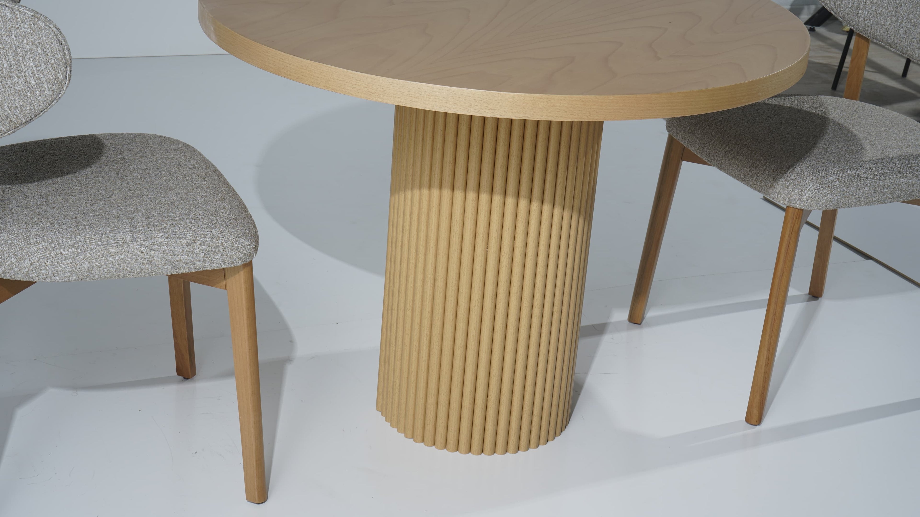Flute Beech Dining Table