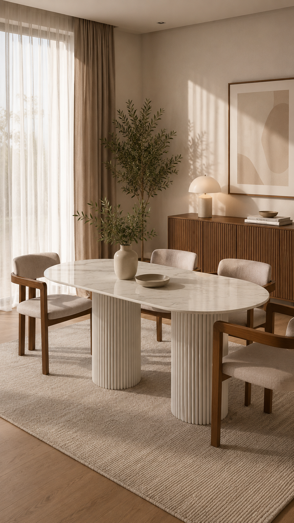 Pure Marble Dining Table