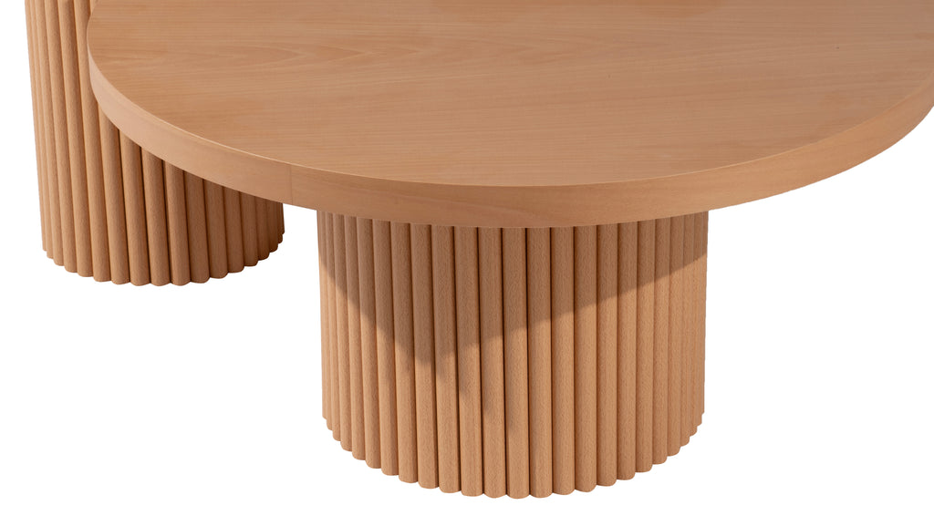 Metro Triple Coffee Tables | Brown | 3 pcs