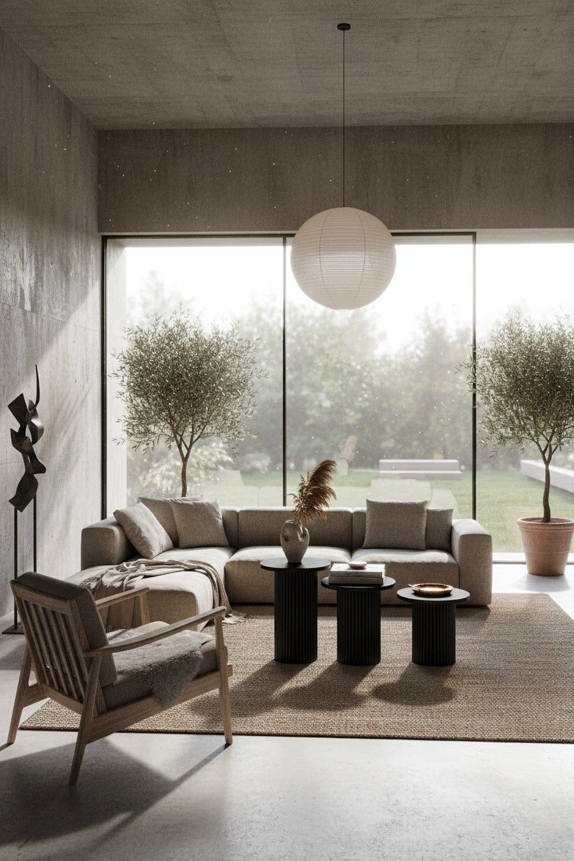 Mono Triple Coffe Table | Black | 3 pcs