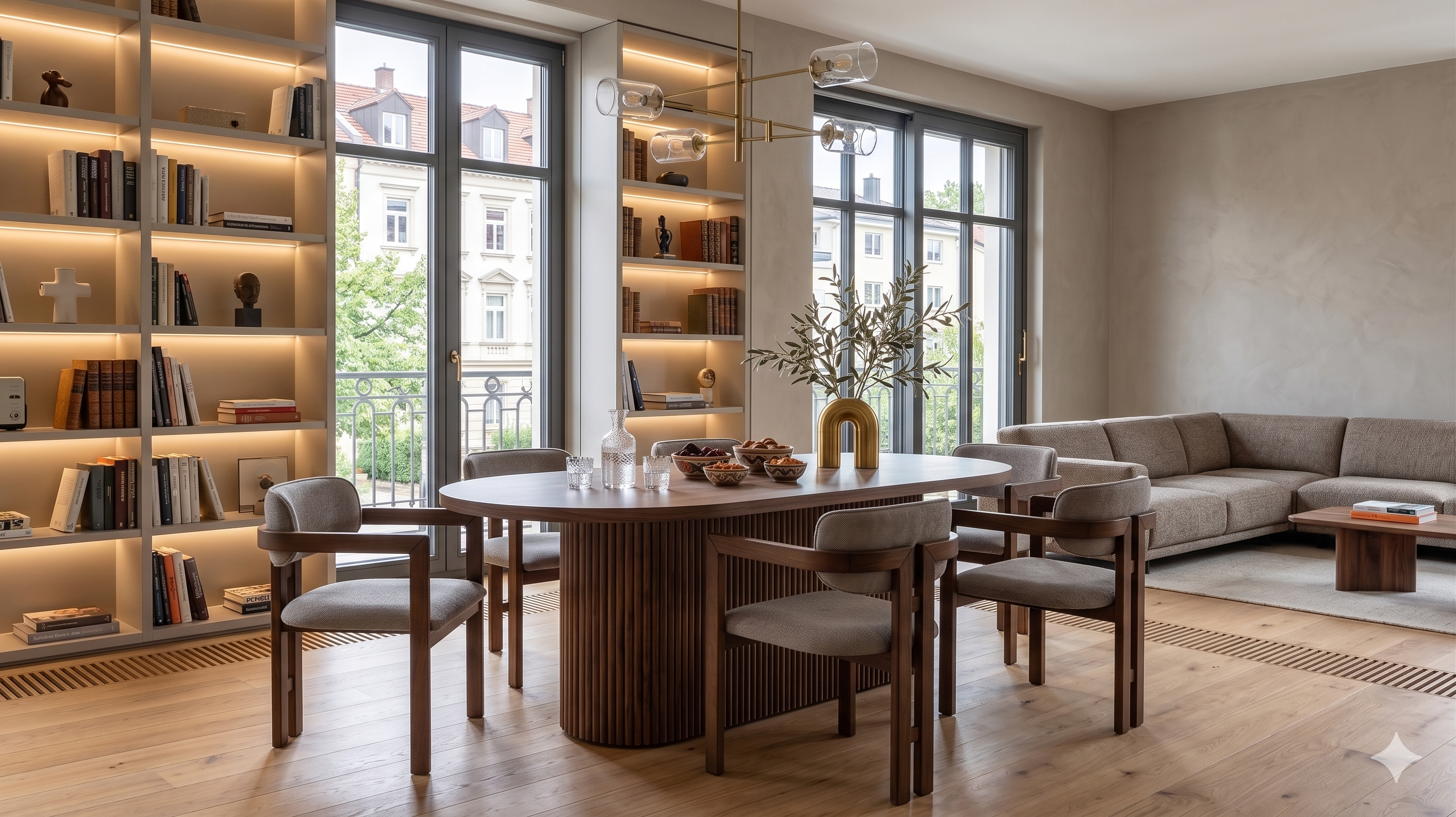 Urban Walnut Dining Table