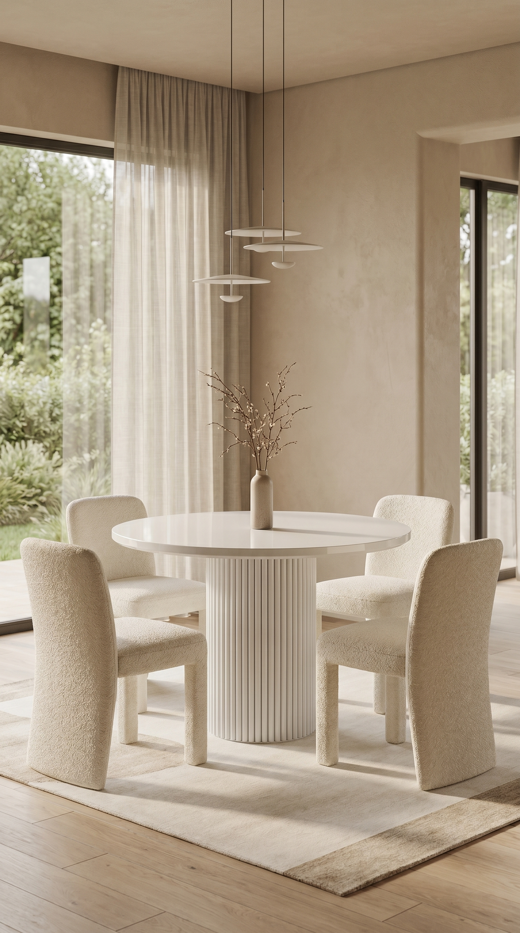 Urban White Dining Table