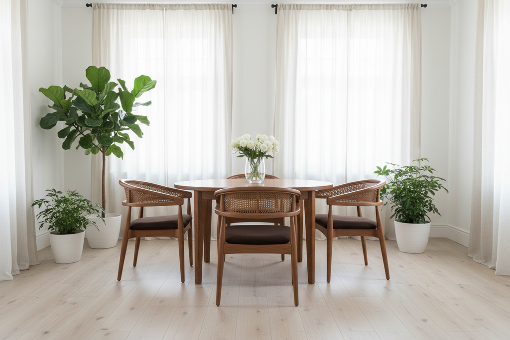 Halo Cane Chair - Aydınlık Ev Ortamı