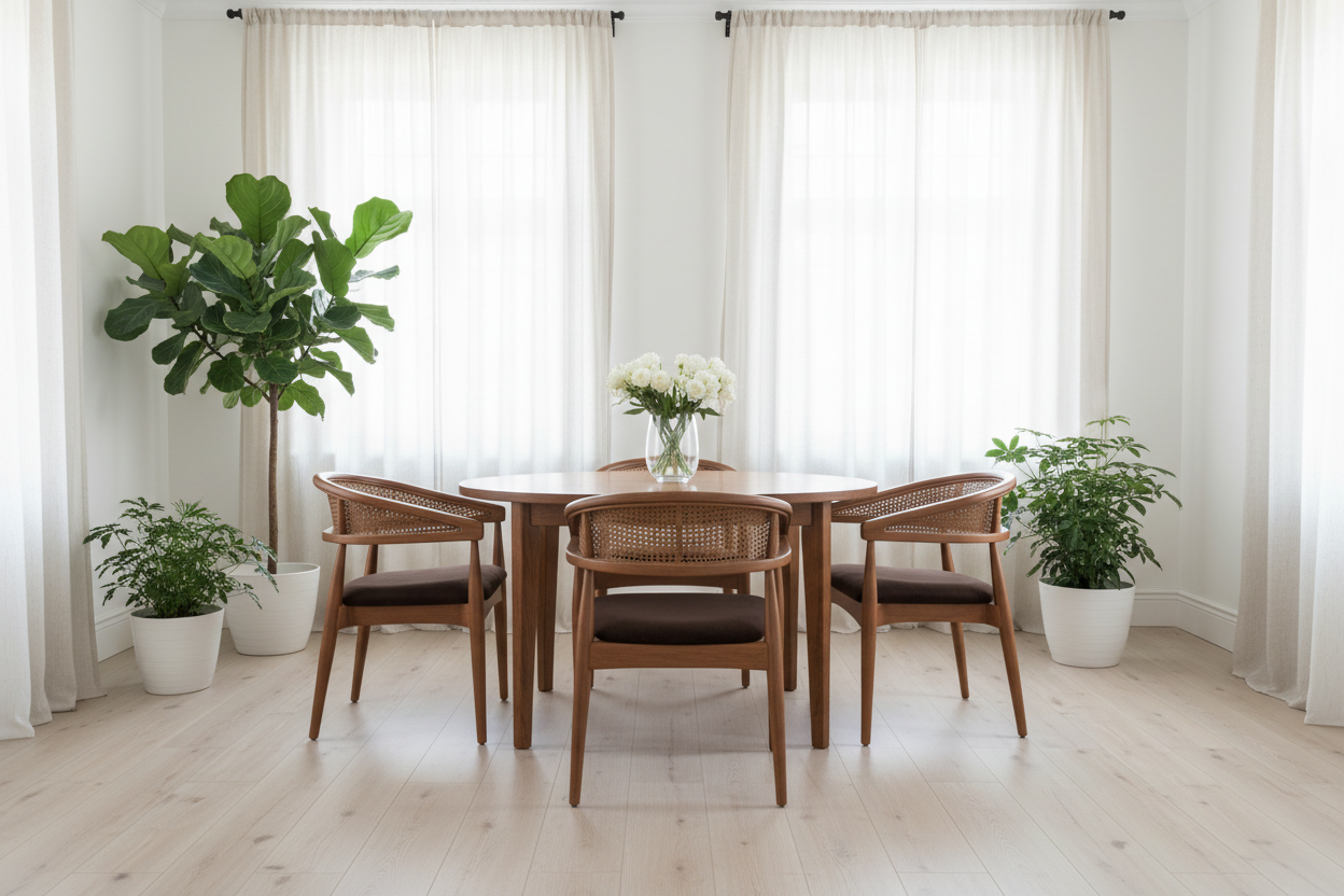 Halo Cane Chair - Aydınlık Ev Ortamı