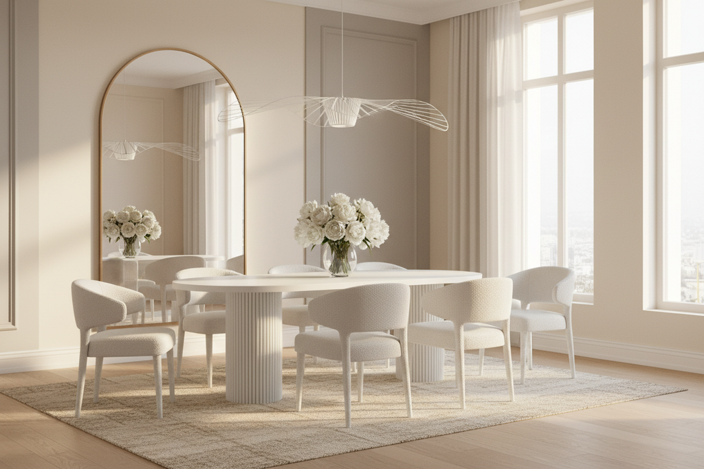 Axis Oval White - Şik Ev Ortamı