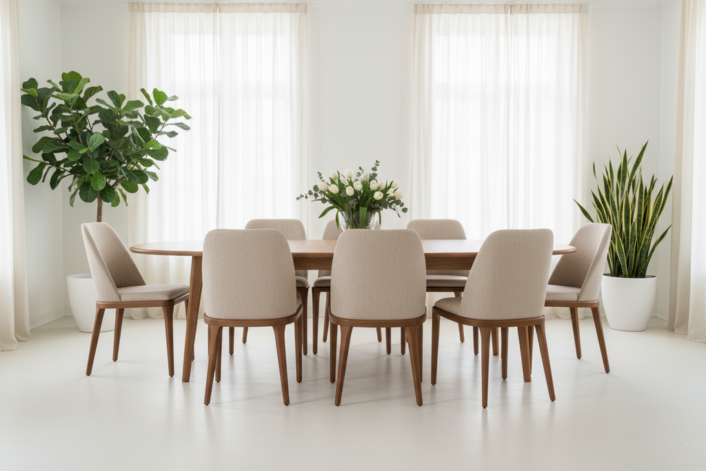 Lumina Wood Chair - Aydınlık Skandinav Ev Ortamı