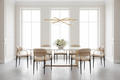Essence Gold Chair - Aydınlık Ev Ortamı
