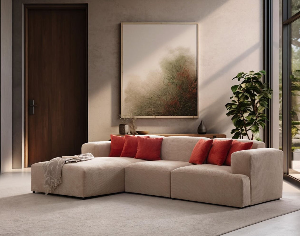 Madrid Corner Sofa Premium Upholstered Corner Sofa