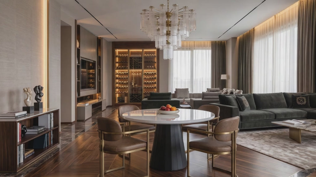 Storm White Dining Table – Modern Luxury Dining Table