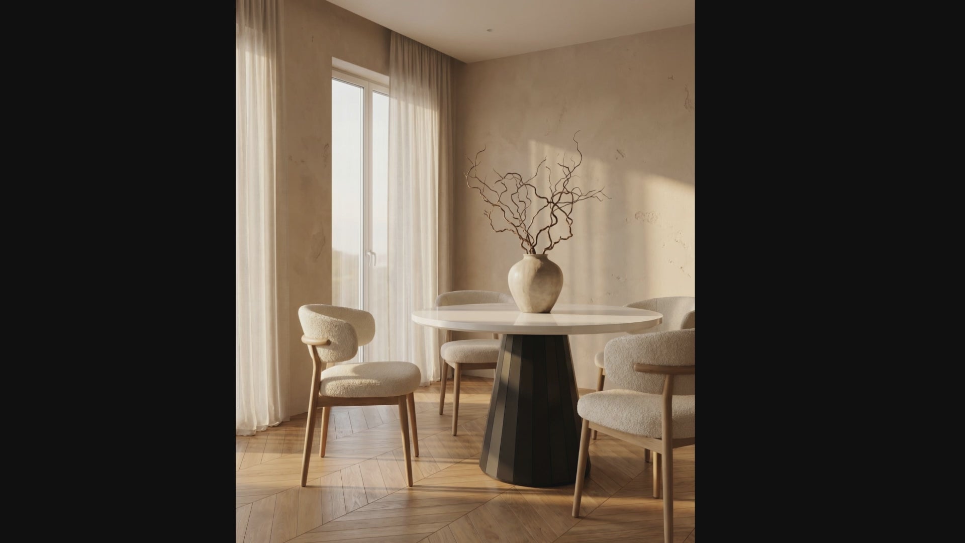Storm White Dining Table – Modern Luxury Dining Table