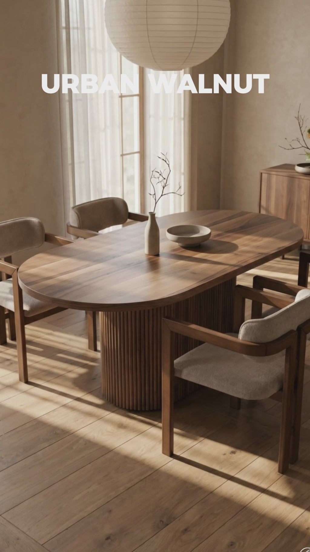 Urban Walnut Dining Table