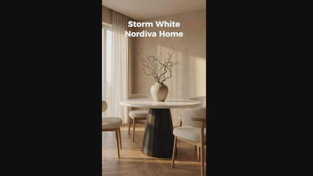Storm White Dining Table – Modern Luxury Dining Table